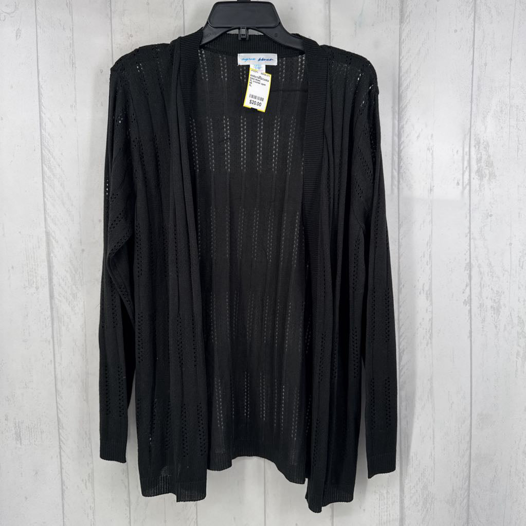 XL crochet open front cardi