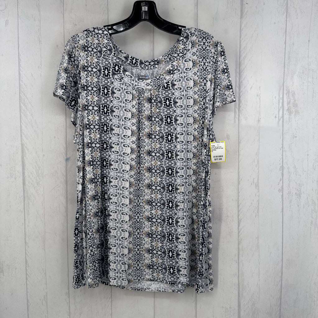 XL printed s/s tee