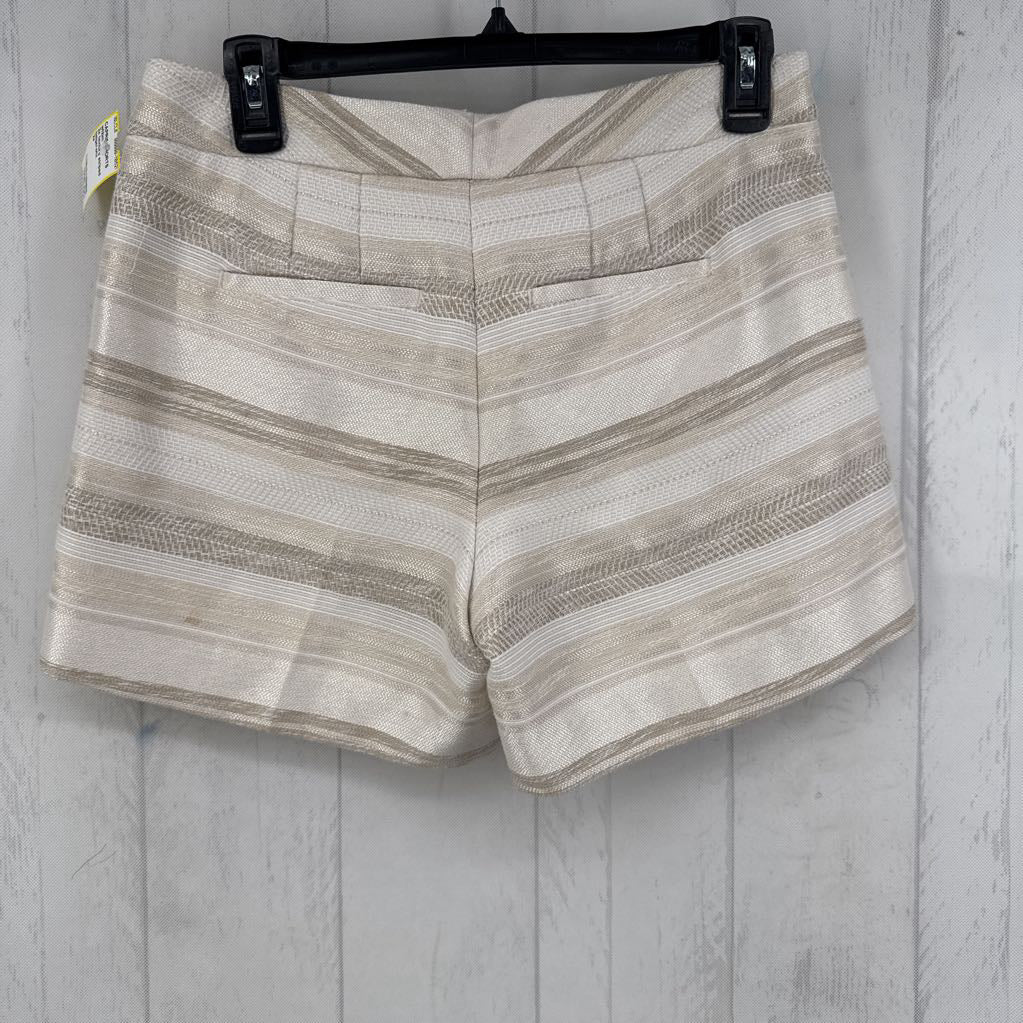 2s texture striped shorts