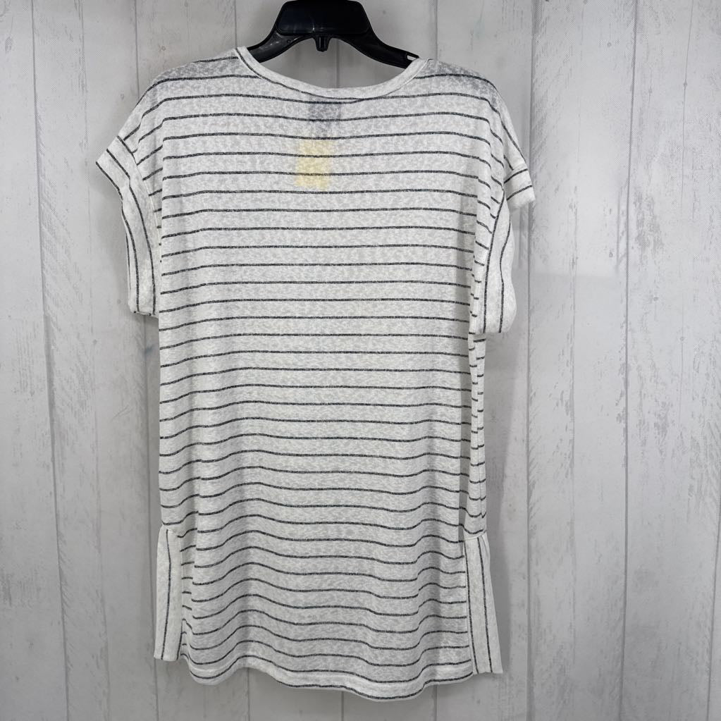 XL striped cap slv top