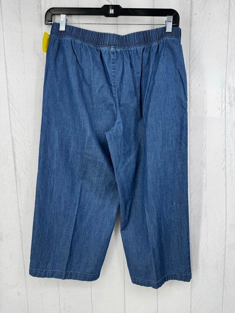 M chambray capris