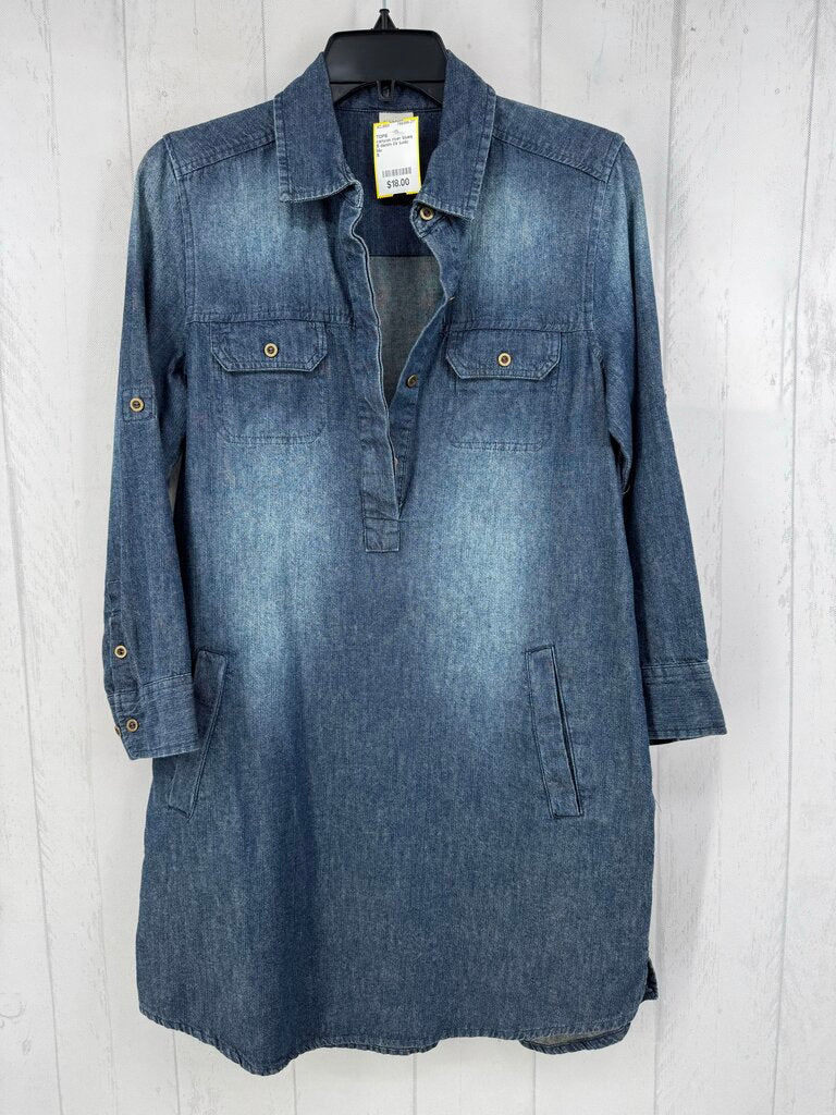 S denim l/s tunic