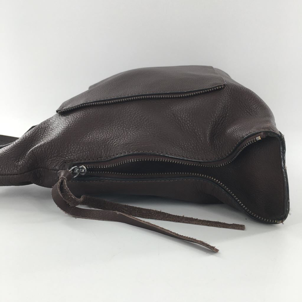 pebbled leather handbag