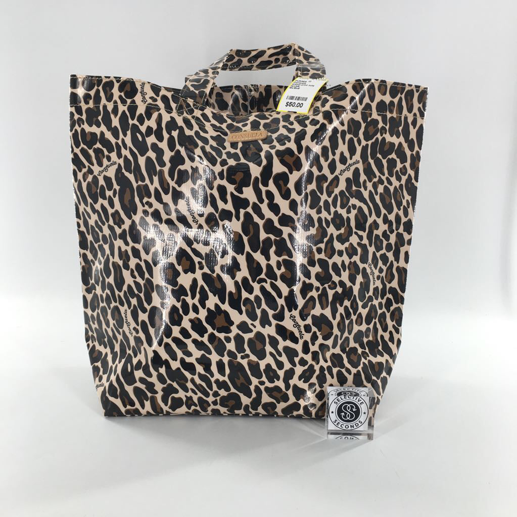 animal print tote bag