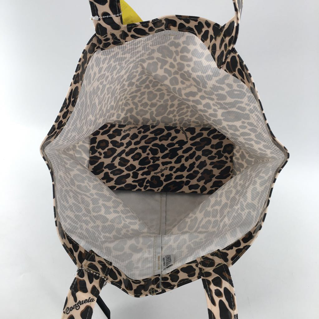 animal print tote bag