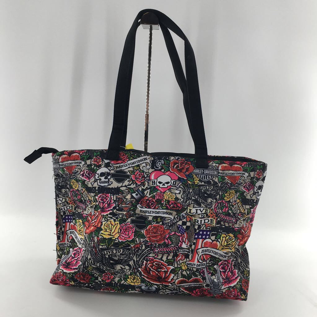 logo printed tote bag