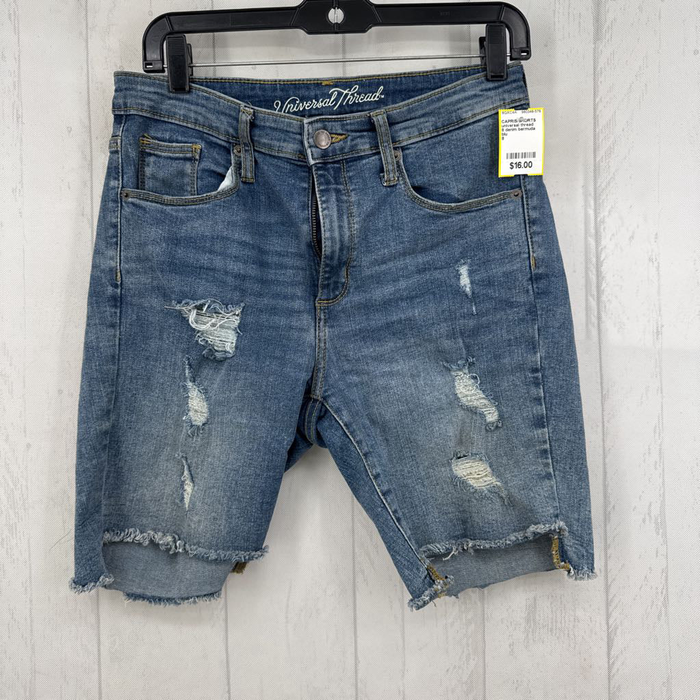 8 denim bermuda shorts