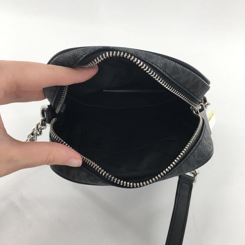 double zip monogram crossbody