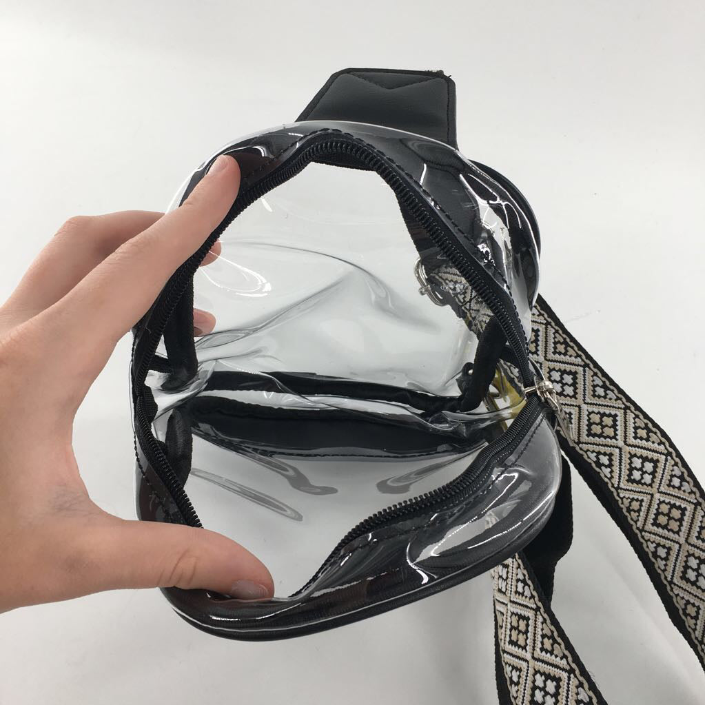 clear crossbody