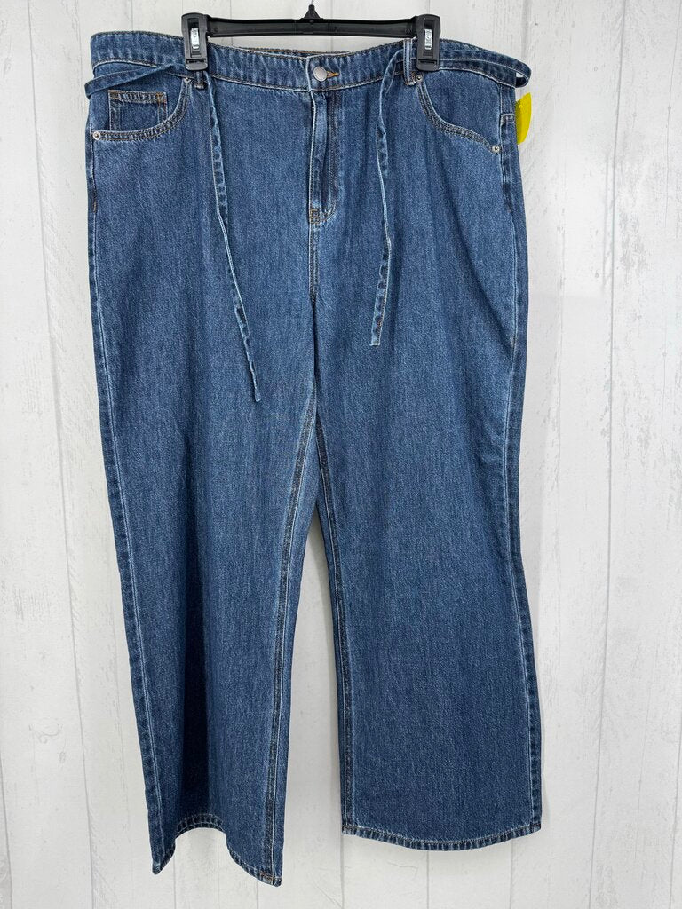 16 wide leg jean