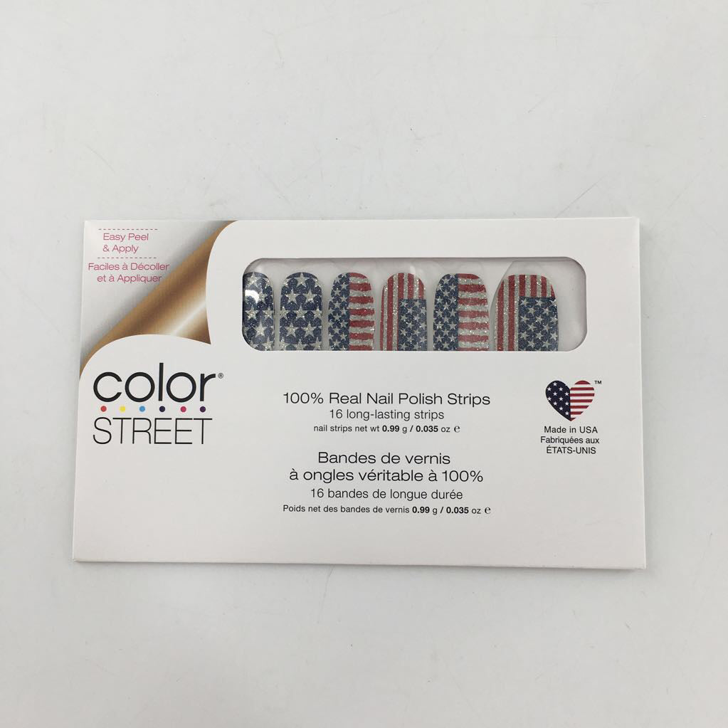 nail polish strips-flagtime gal