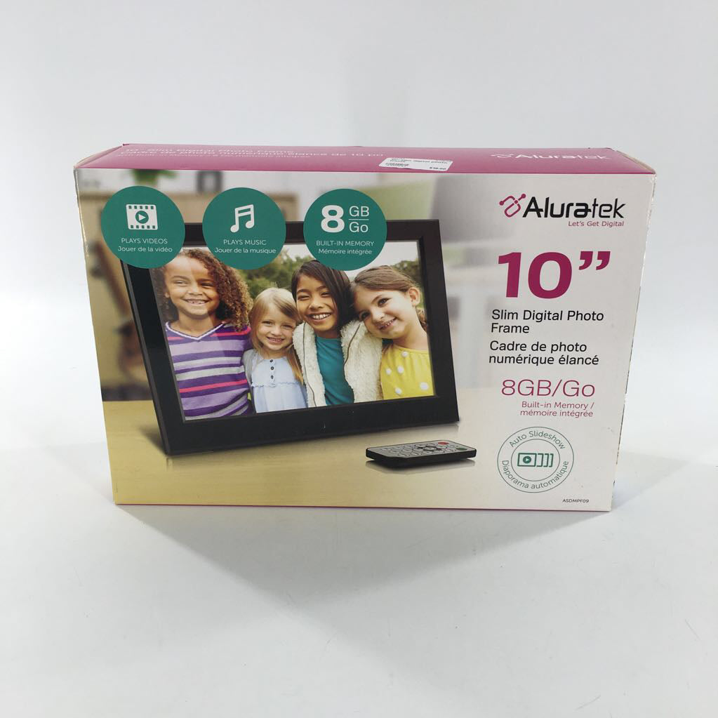 10" slim digital photo frame