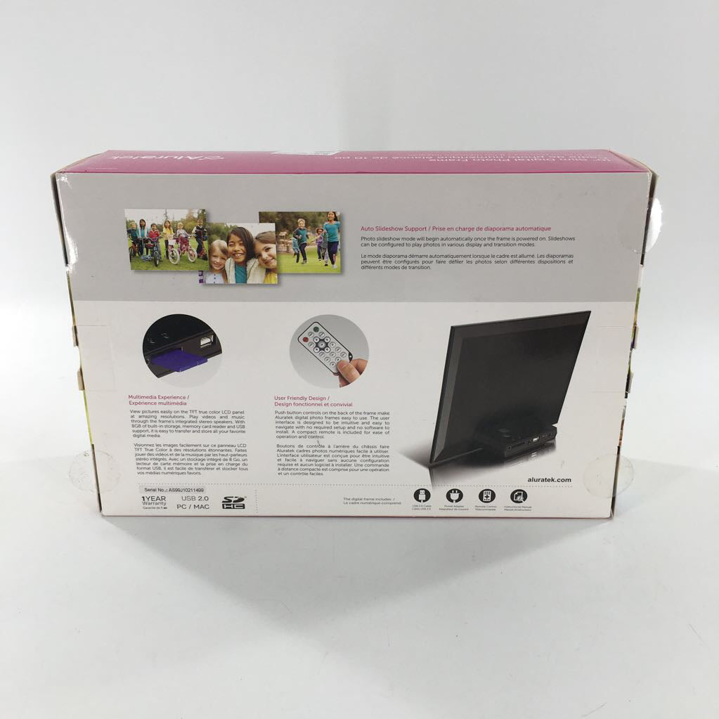 10" slim digital photo frame