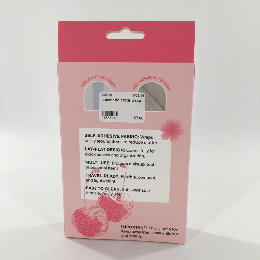 cosmetic cloth wrap