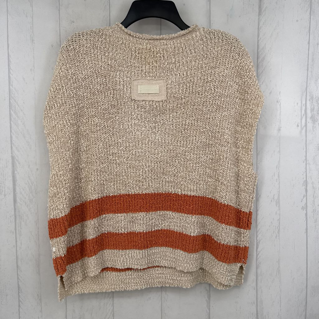 M split neck sweater vest