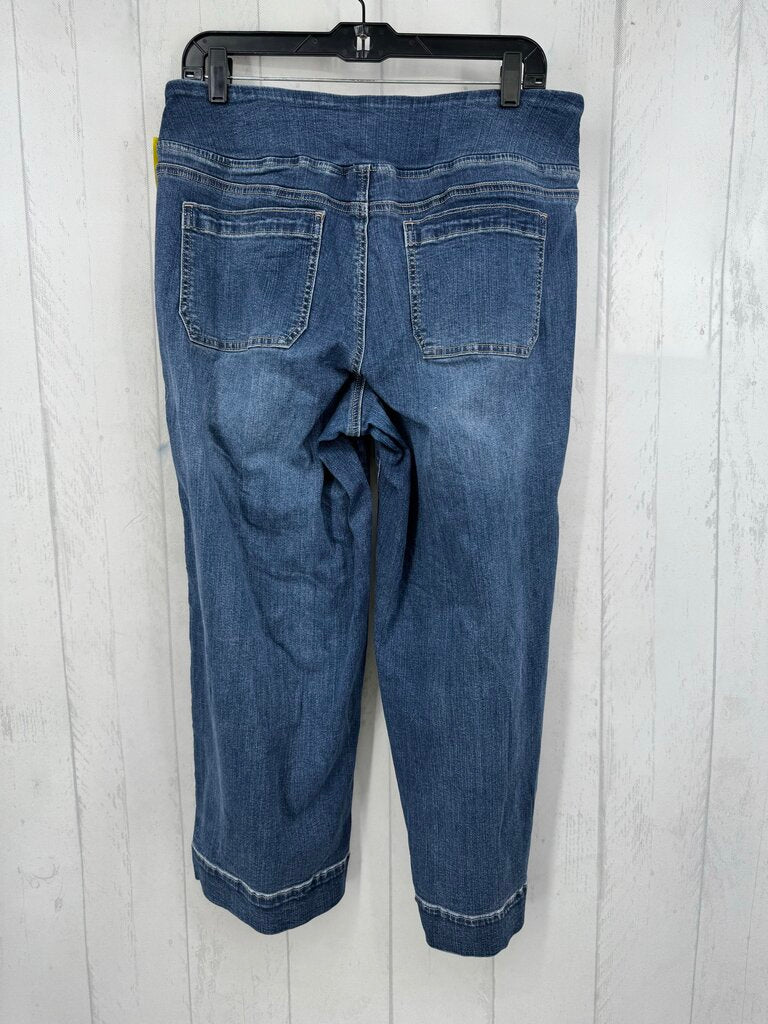 14 pull-on crop jeans