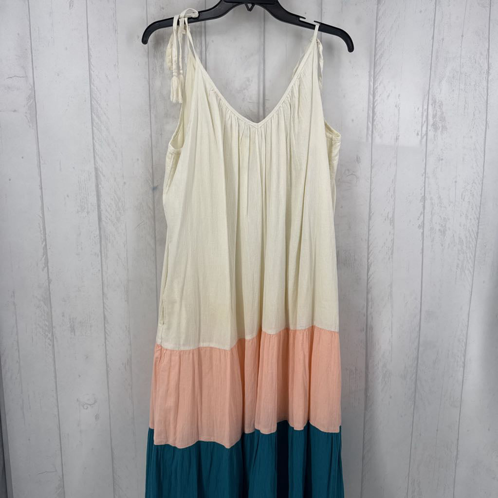 XL colorblock sundress