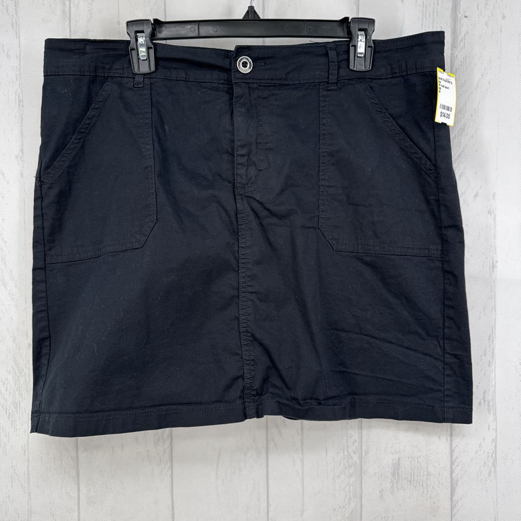 16 twill skort