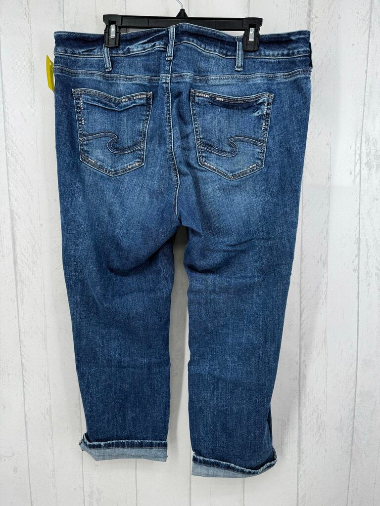 18 denim capris