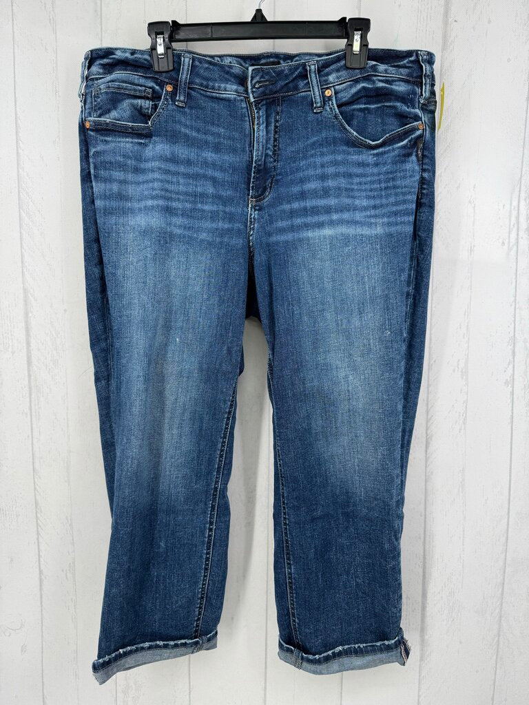 18 denim capris