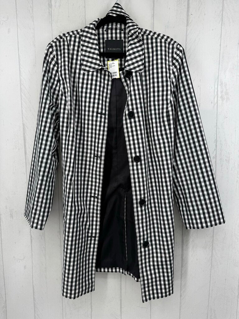 18 belted plaid raincoat
