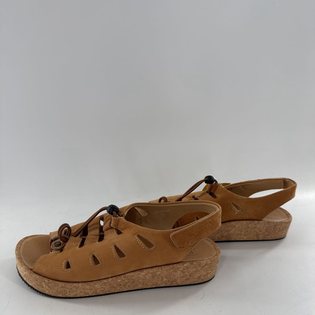9 cork wedge heel sandal