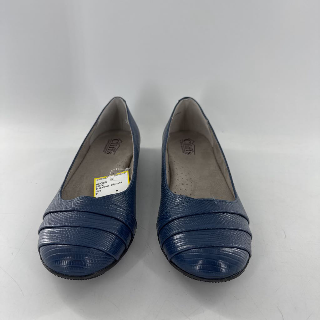 9 leather slip-ons
