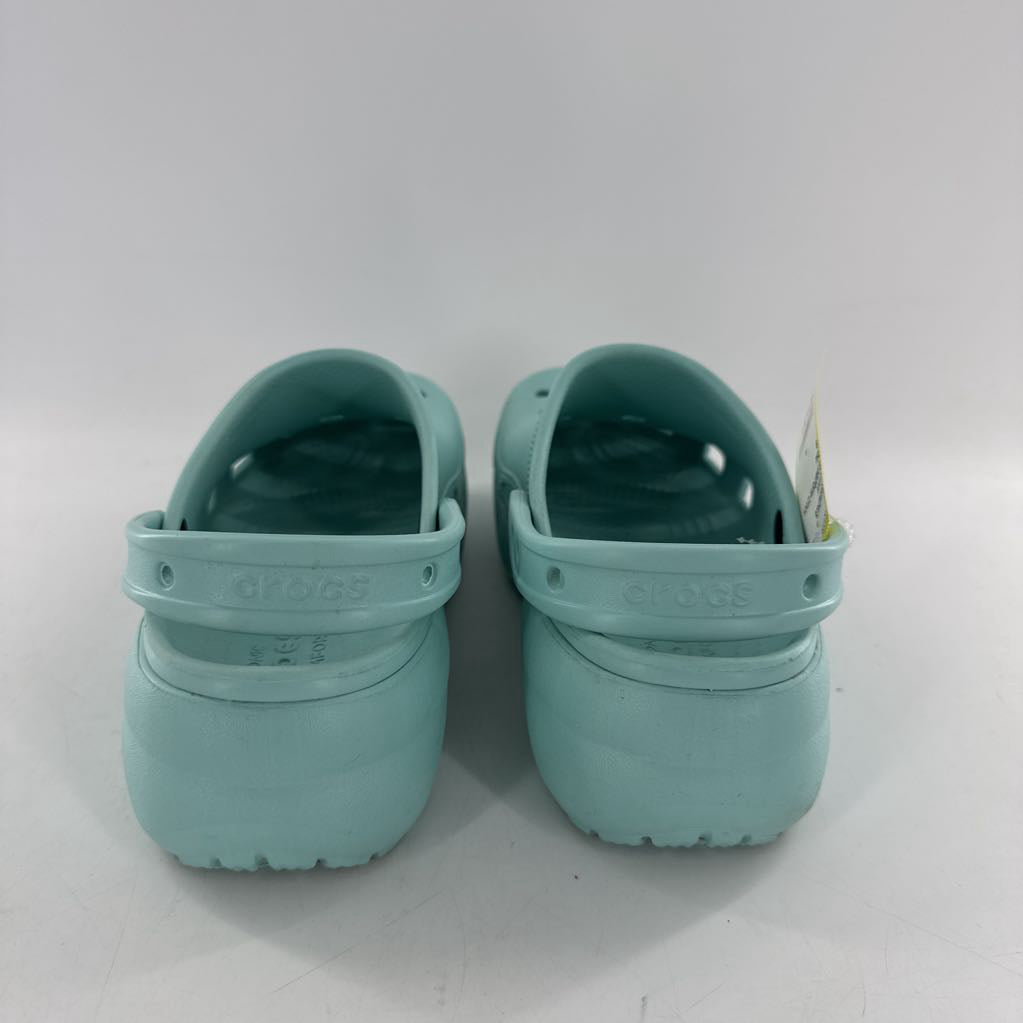 9 platform crocs