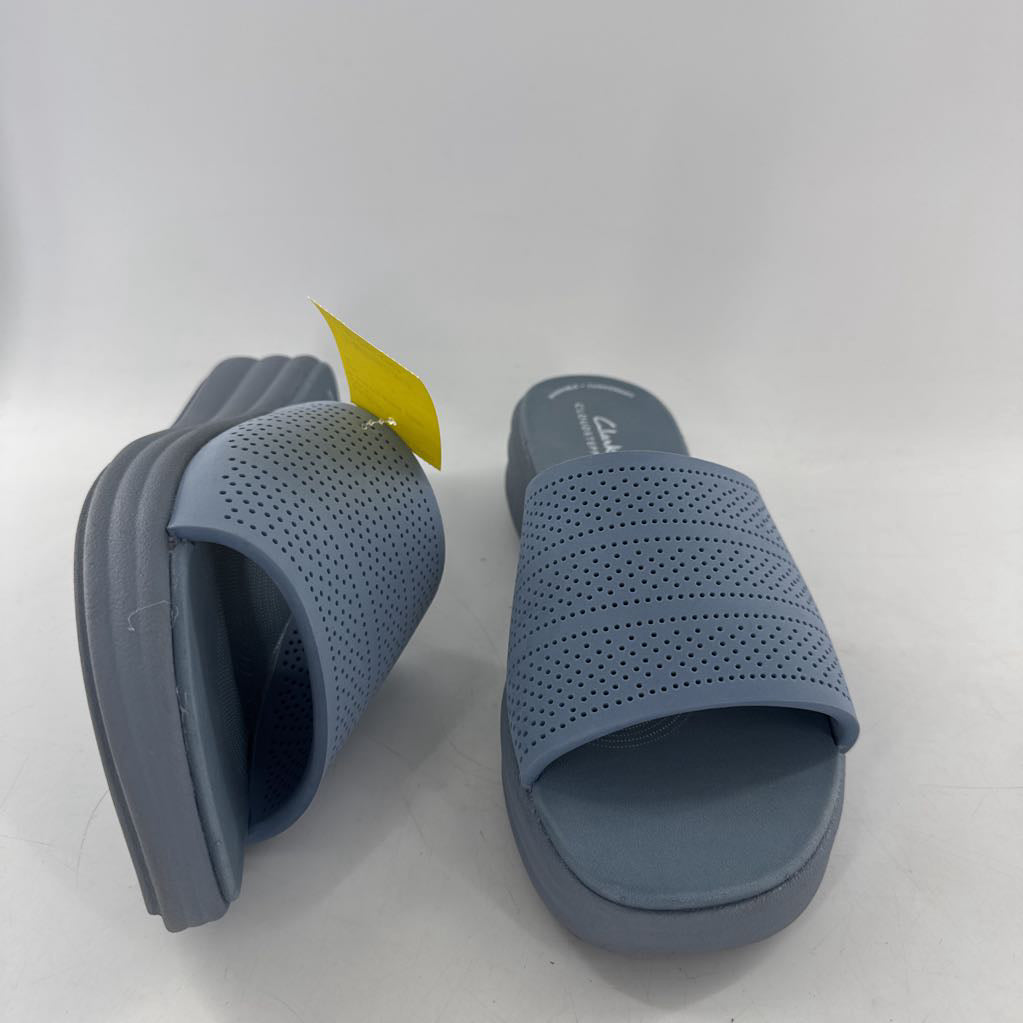 9 perforated slide sandal