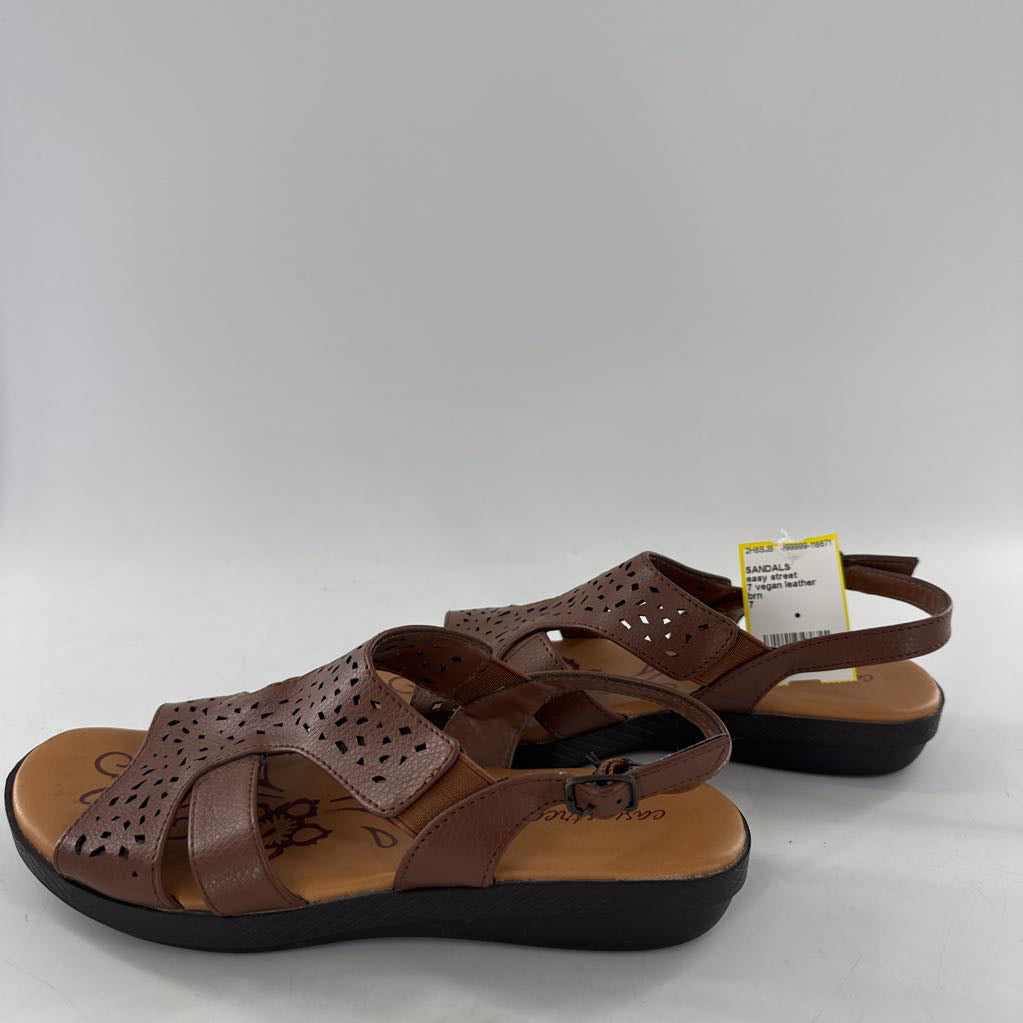 7 vegan leather sandal