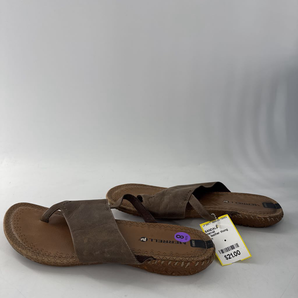 8 leather thong sandal