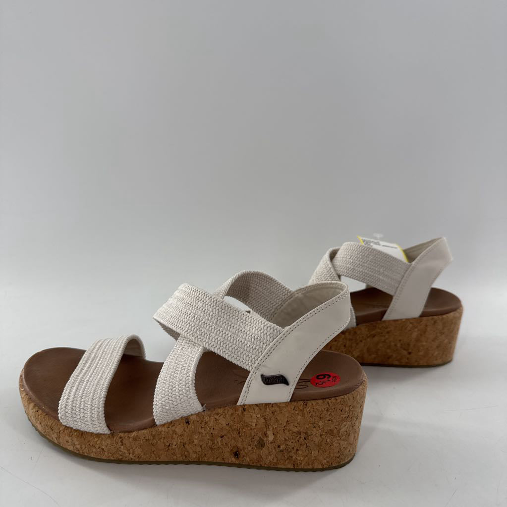 6.5/7 cork platform wedge sandals