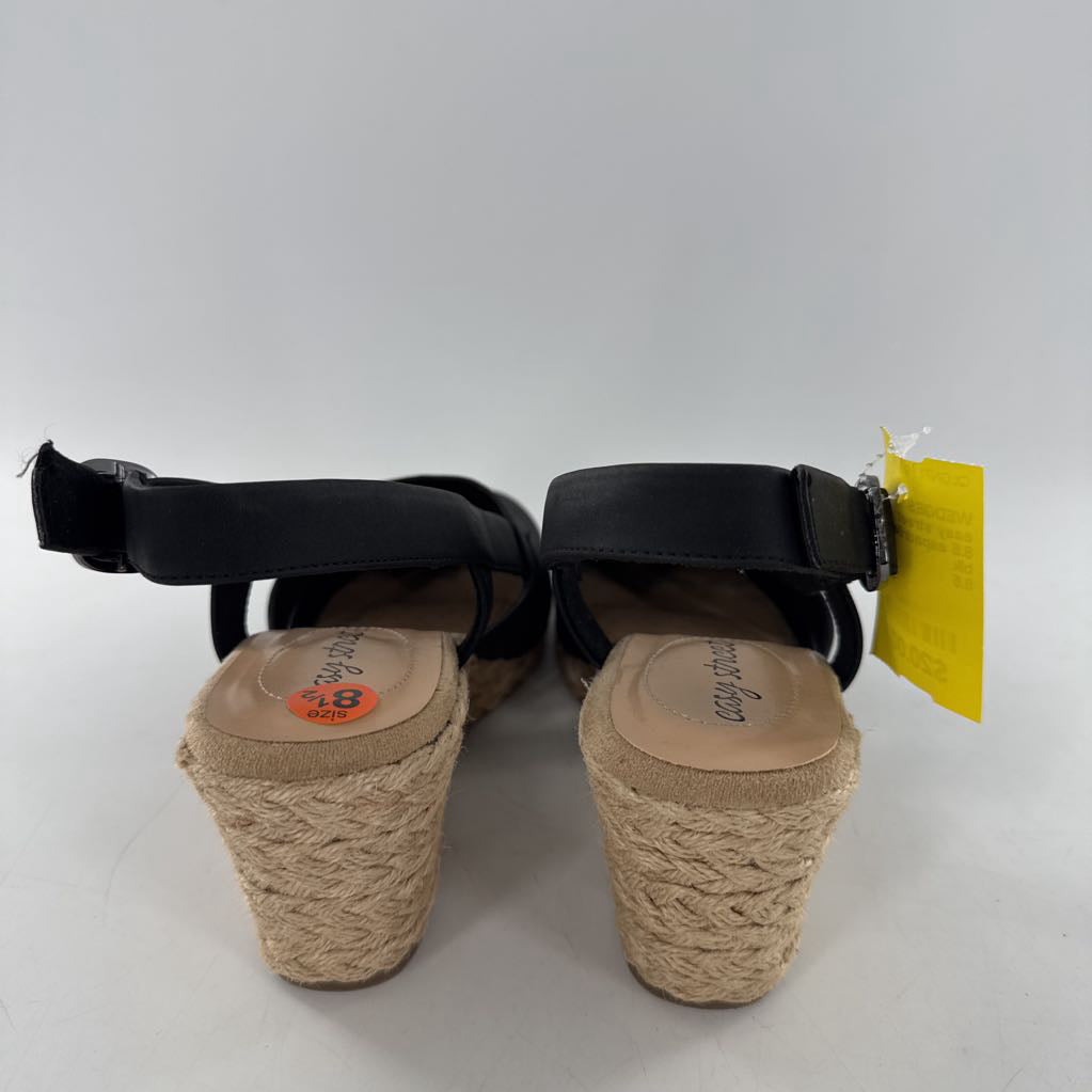 8.5 espadrille sling back wedges