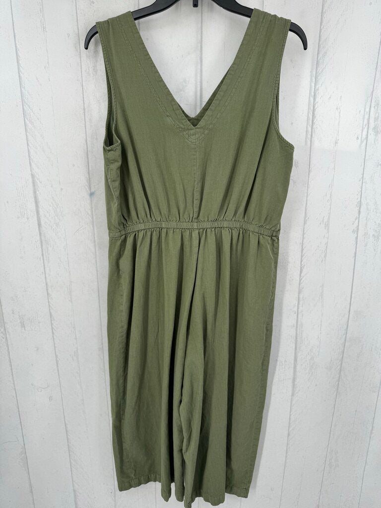 L v-neck slvls jumpsuit