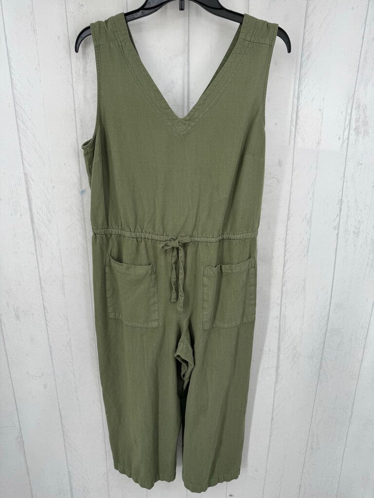 L v-neck slvls jumpsuit