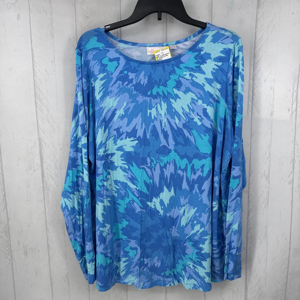 XL printed l/s tee