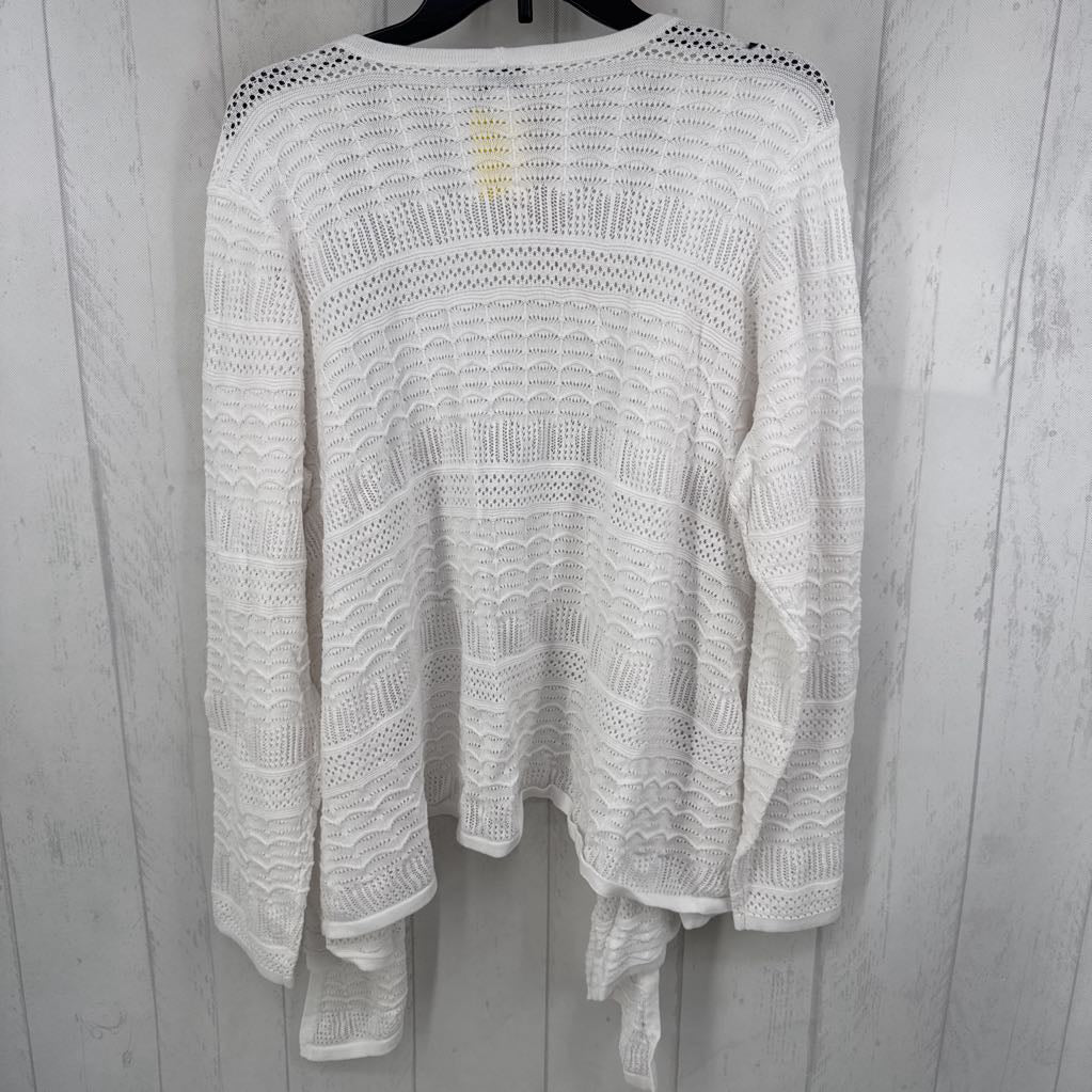 XL crochet open front cardi