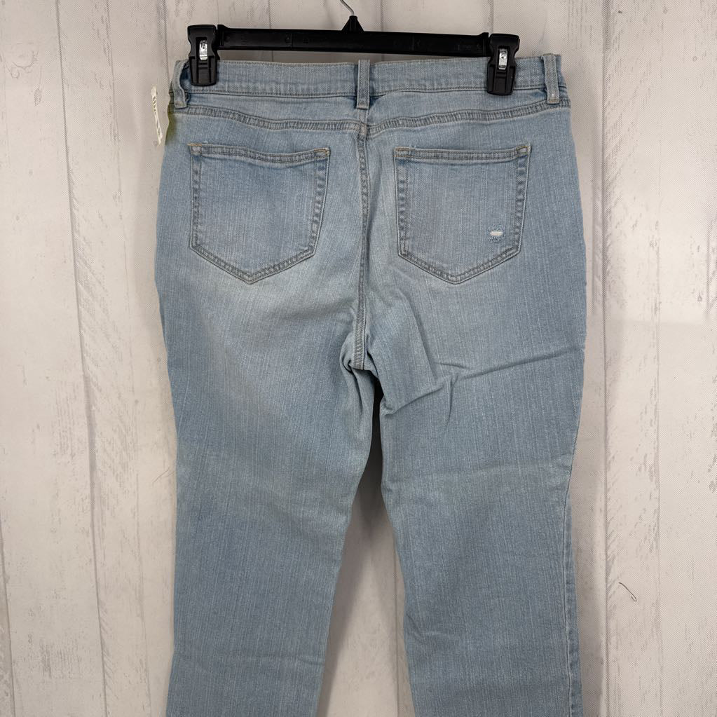 12p straight leg crop jean