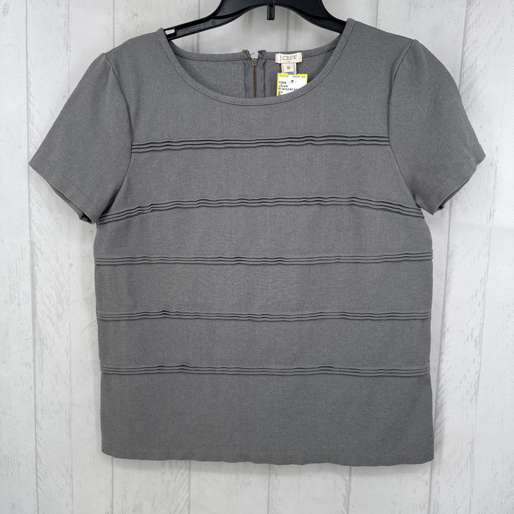 M textured s/s top