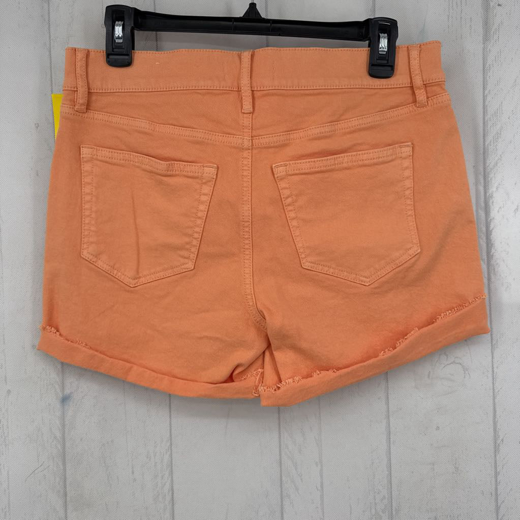 2 rolled hem jean shorts