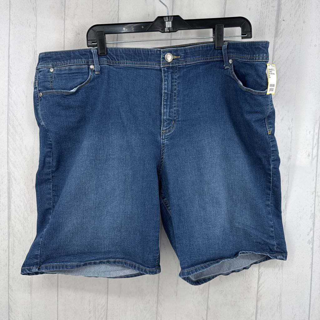 22w jean shorts