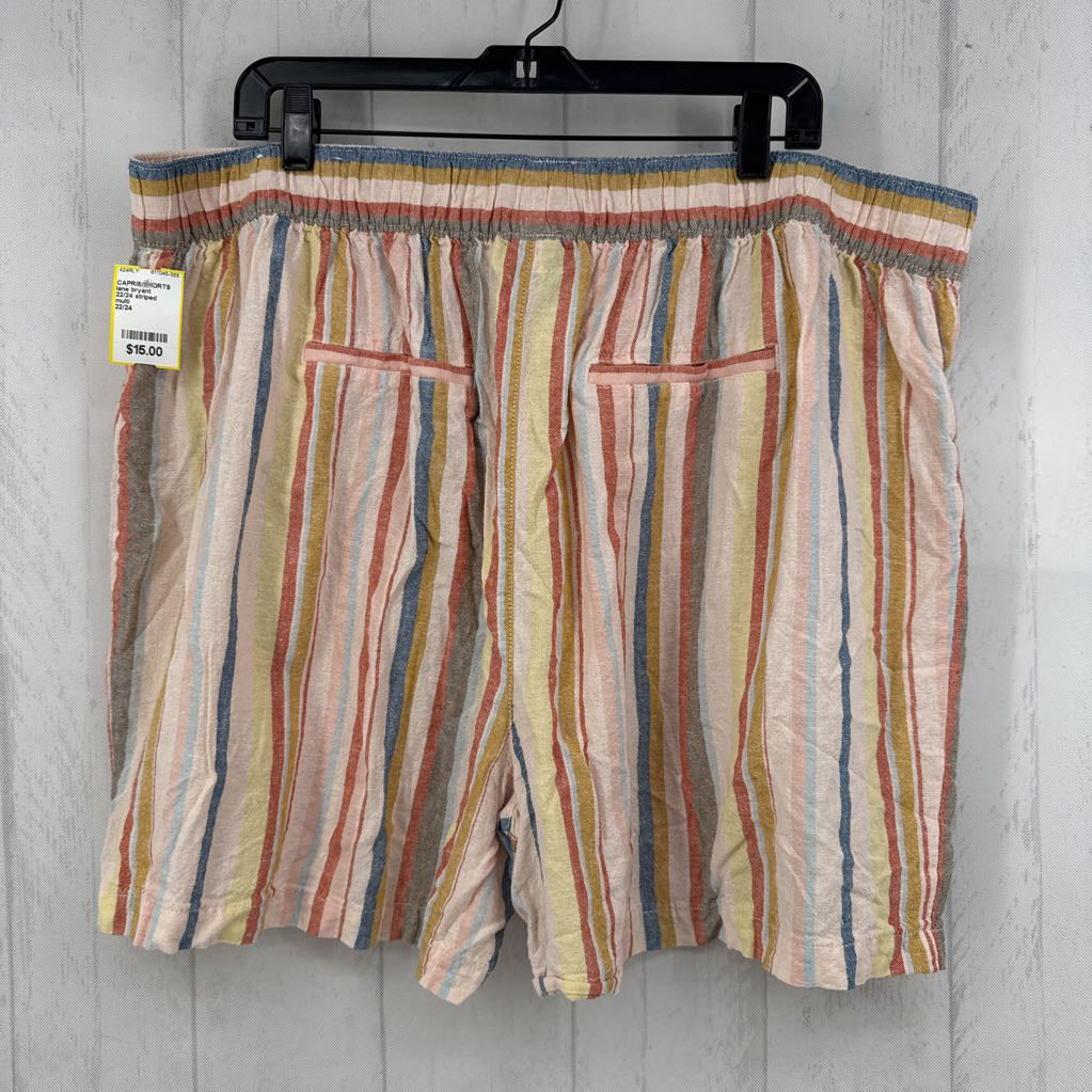 22/24 striped shorts