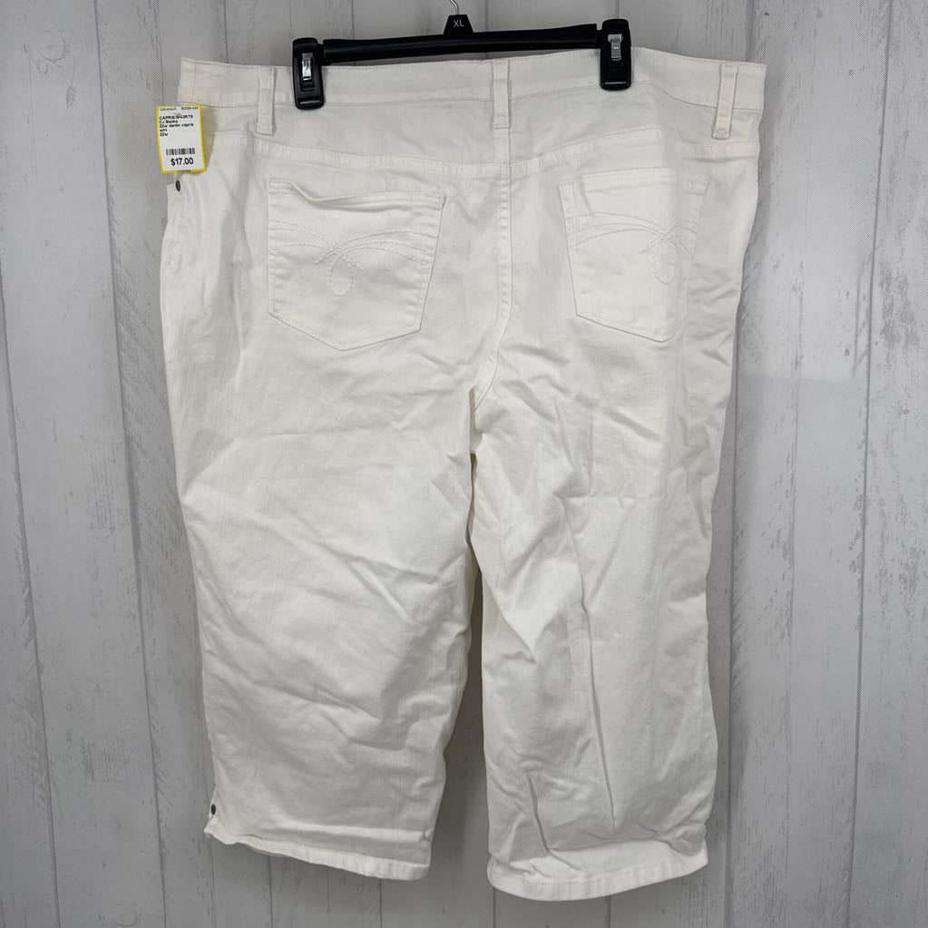 22w denim capris