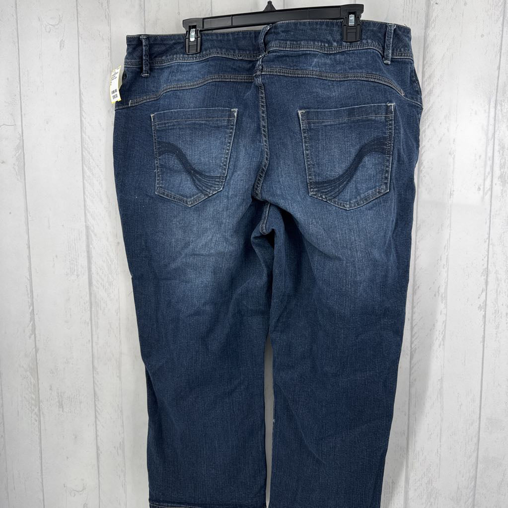 22 denim capris