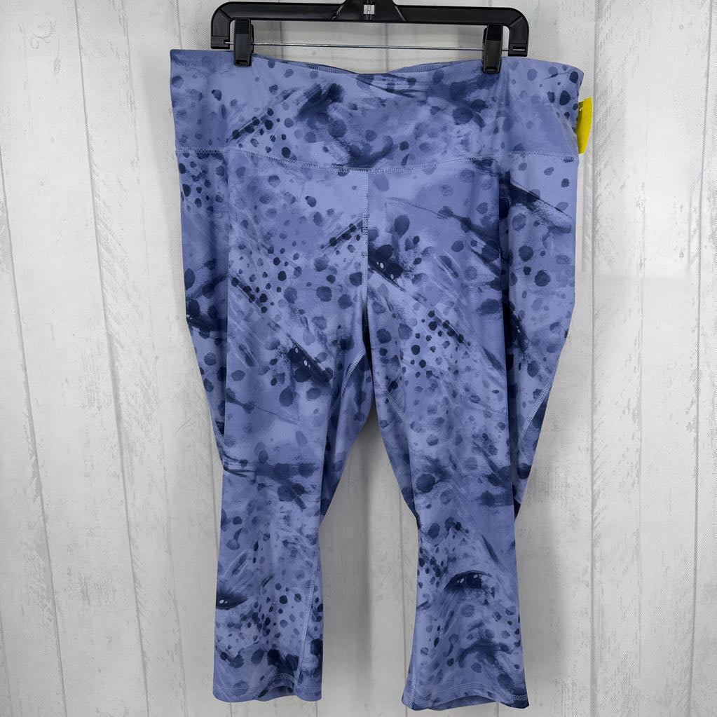 2X printed crop legging