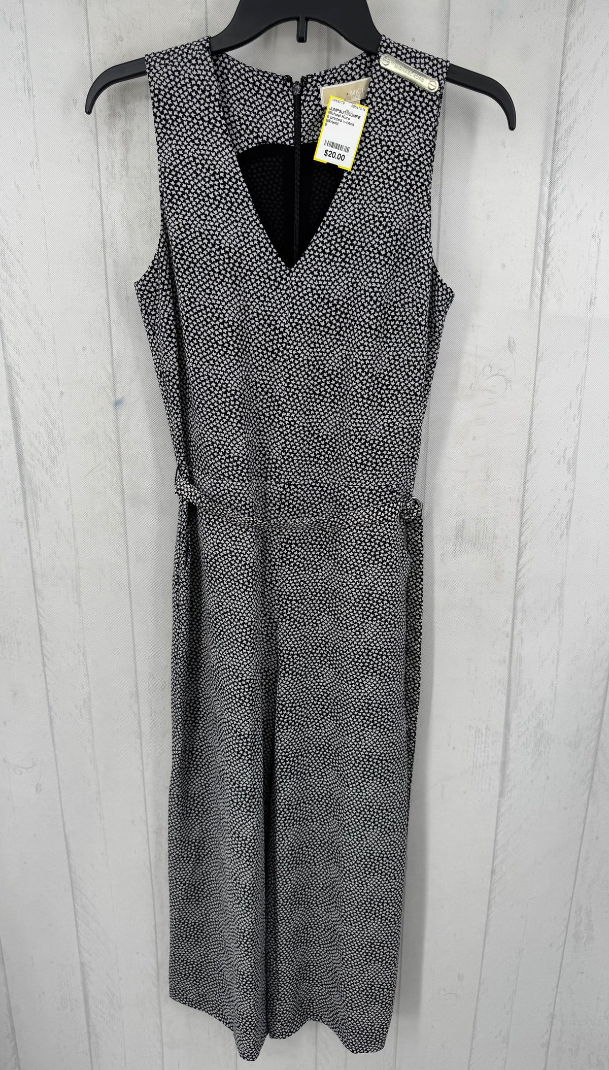 0 printed v-neck slvls jumpsuit