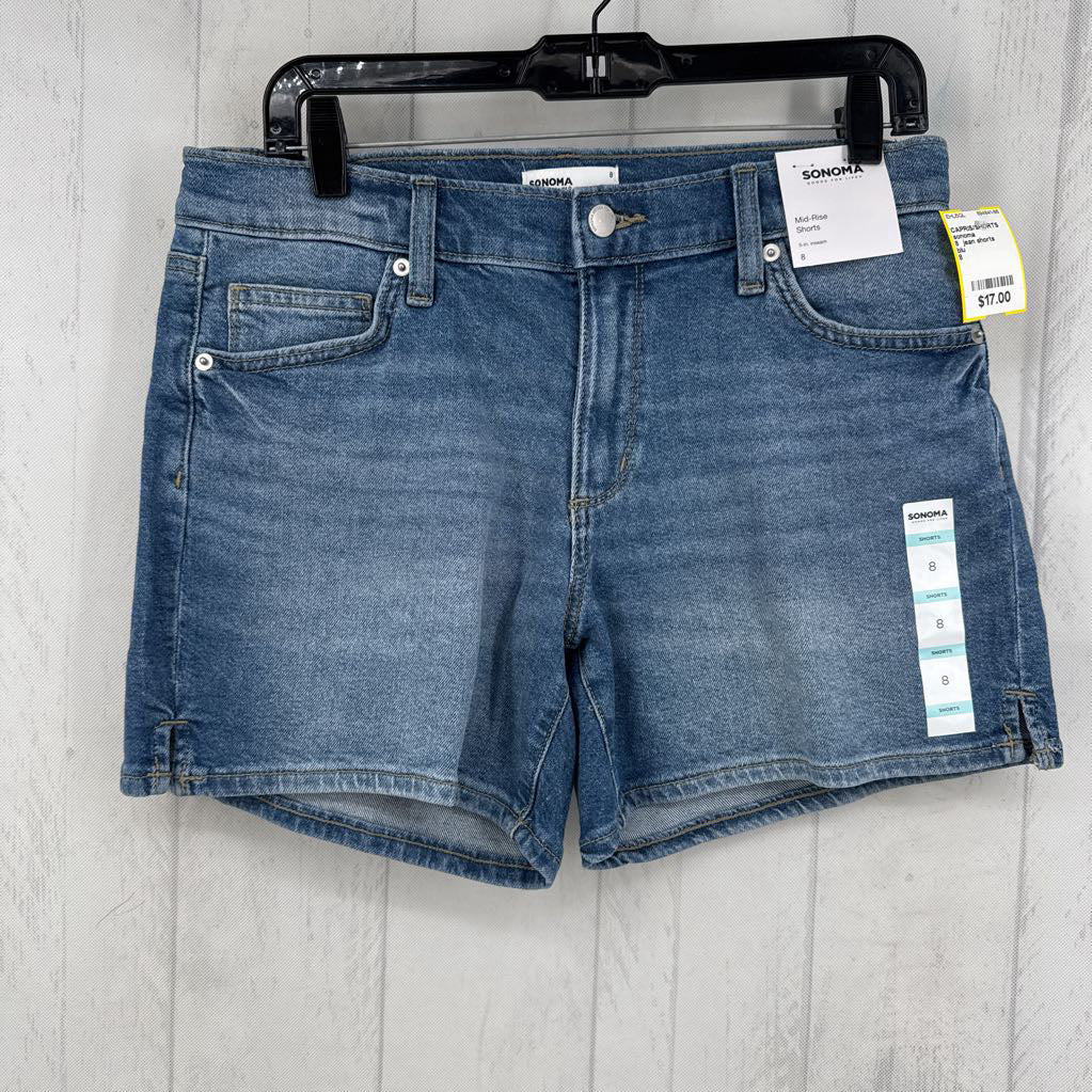 8 jean shorts
