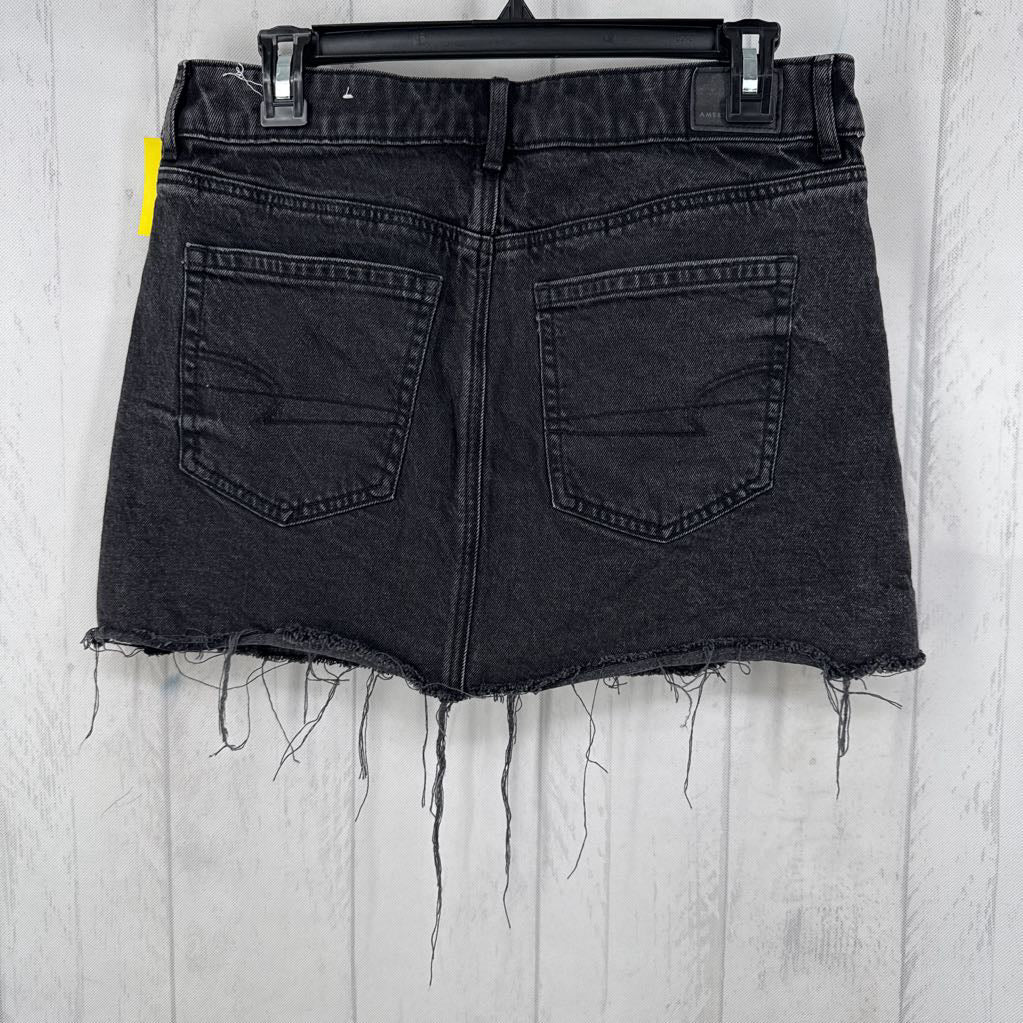 8 embelished jean skirt