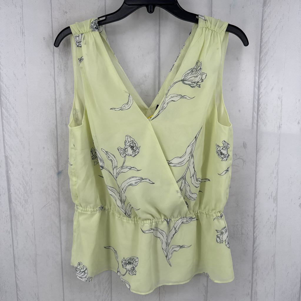 R70 M flo print peplum tank