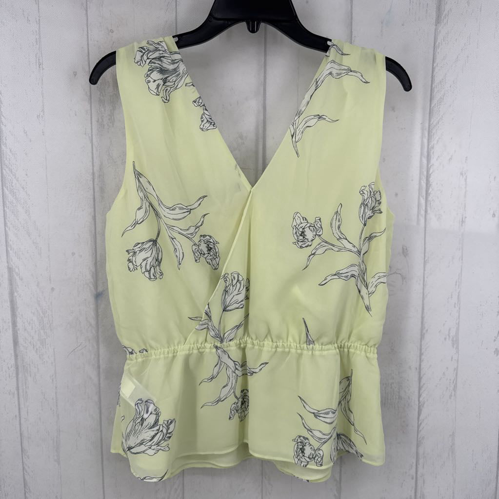 R70 M flo print peplum tank